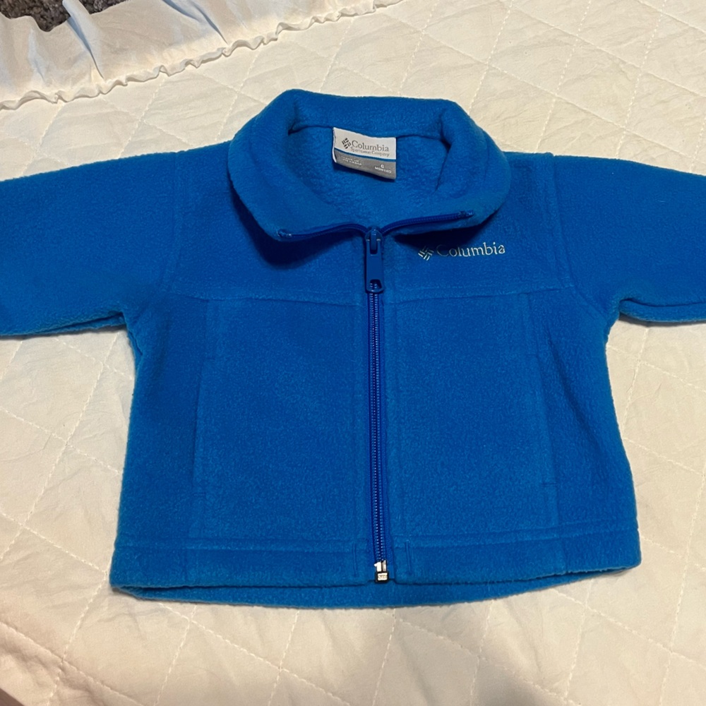 Baby Columbia Vibrant Blue Fleece Jacket